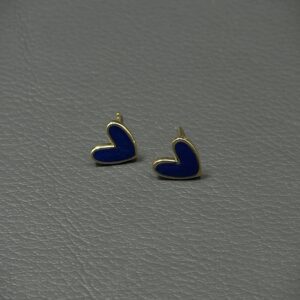 گوشواره قلب مینا