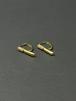 گوشواره P نگین دار