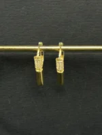 گوشواره P نگین دار - Image 3