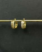 گوشواره ورساچه نگین دار - 3