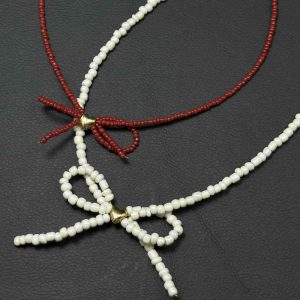 گردنبند قلب پاپیون