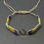 دستبند بافت میوکی نعل