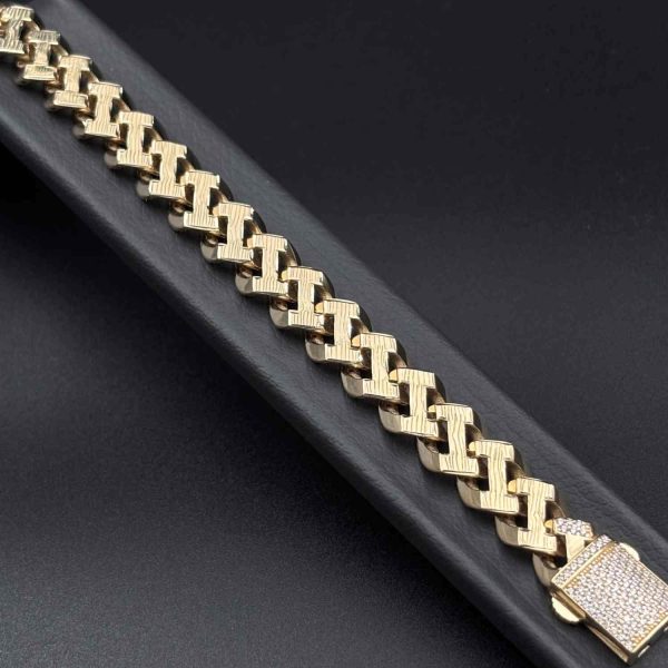 دستبند کارتیه ژاپنی پهن هفت رنگ