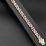 دستبند رولکس سه رج فول نگین