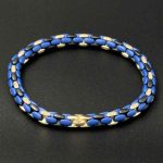 دستبند کشی سرامیک و لاجورد اونیکس مات