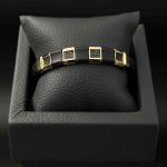 دستبند کشی کائوچو مات ریتم نیمه