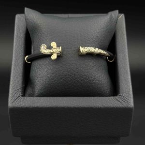 دستبند چرم دوسر شمشیر