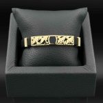 دستبند چرم چهار شهاب مینا