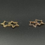 گوشواره ستاره نگین دار