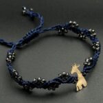 دستبند بافت شاین زرافه