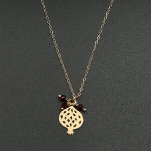 گردنبند انار و خوشه سنگ دار