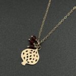 گردنبند انار و خوشه سنگ دار