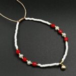 دستبند بافت آویز انار