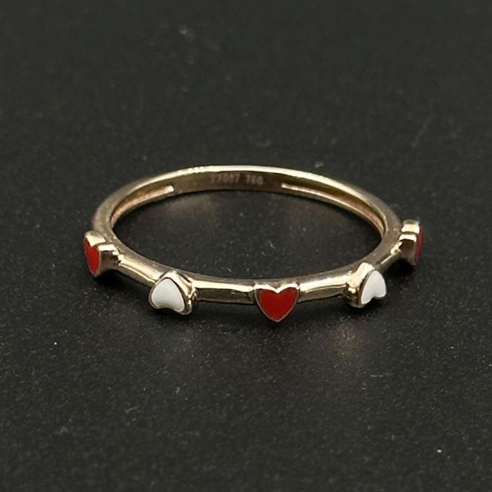 IMG_2247 انگشتر پنج قلب مینا