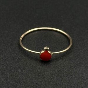 انگشتر انار مینا