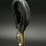 گوشواره شاخه دو مروارید