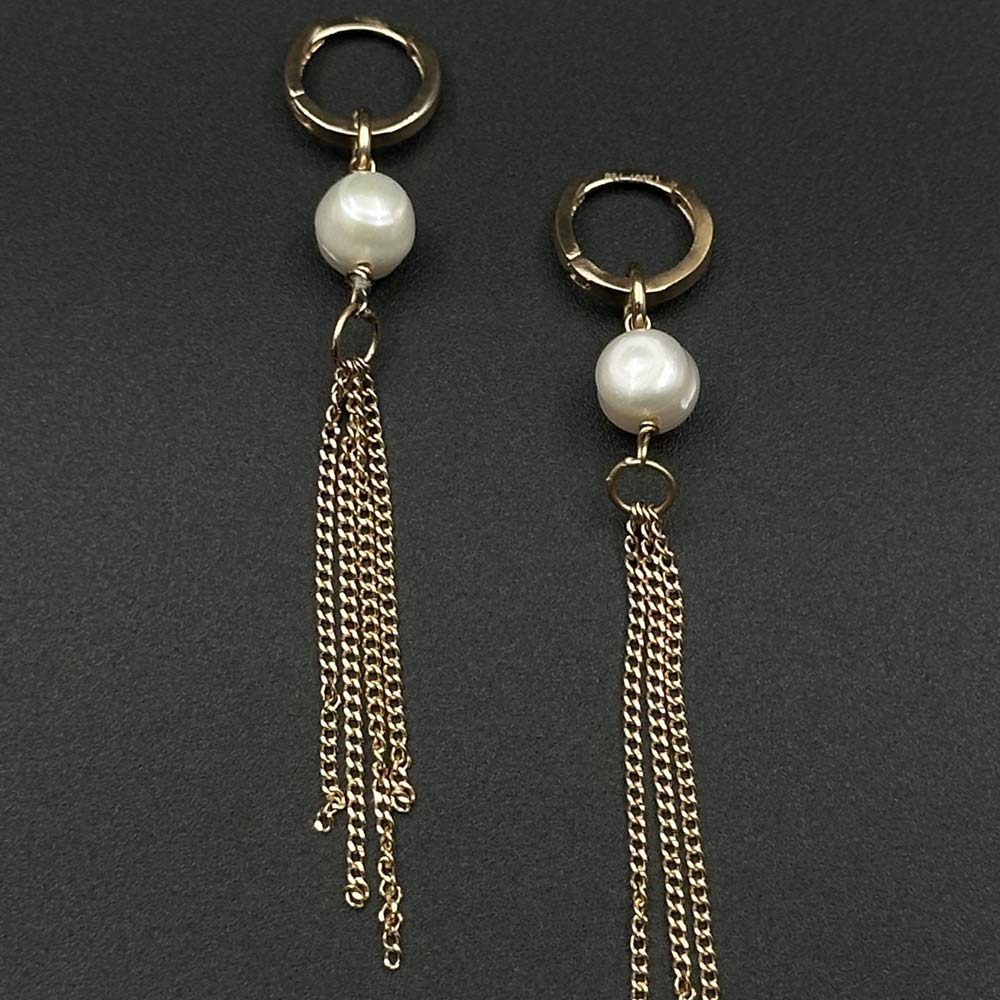 IMG_2368 گوشواره مروارید آویز دار