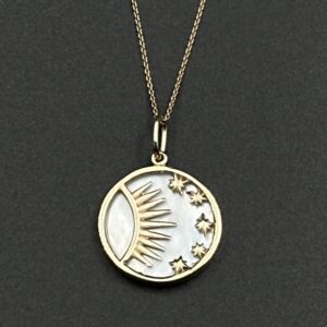 پلاک صدف خورشید و نور