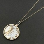 پلاک صدف خورشید و نور