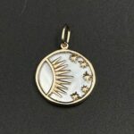 پلاک صدف خورشید و نور