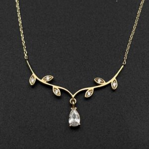 گردنبند ثریا نگین دار