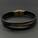 چرم سه لاین پلیت دو مستطیل باریک