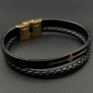 دستبند چرم ستاره