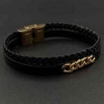 دستبند چرم کارتیه 5 حلقه