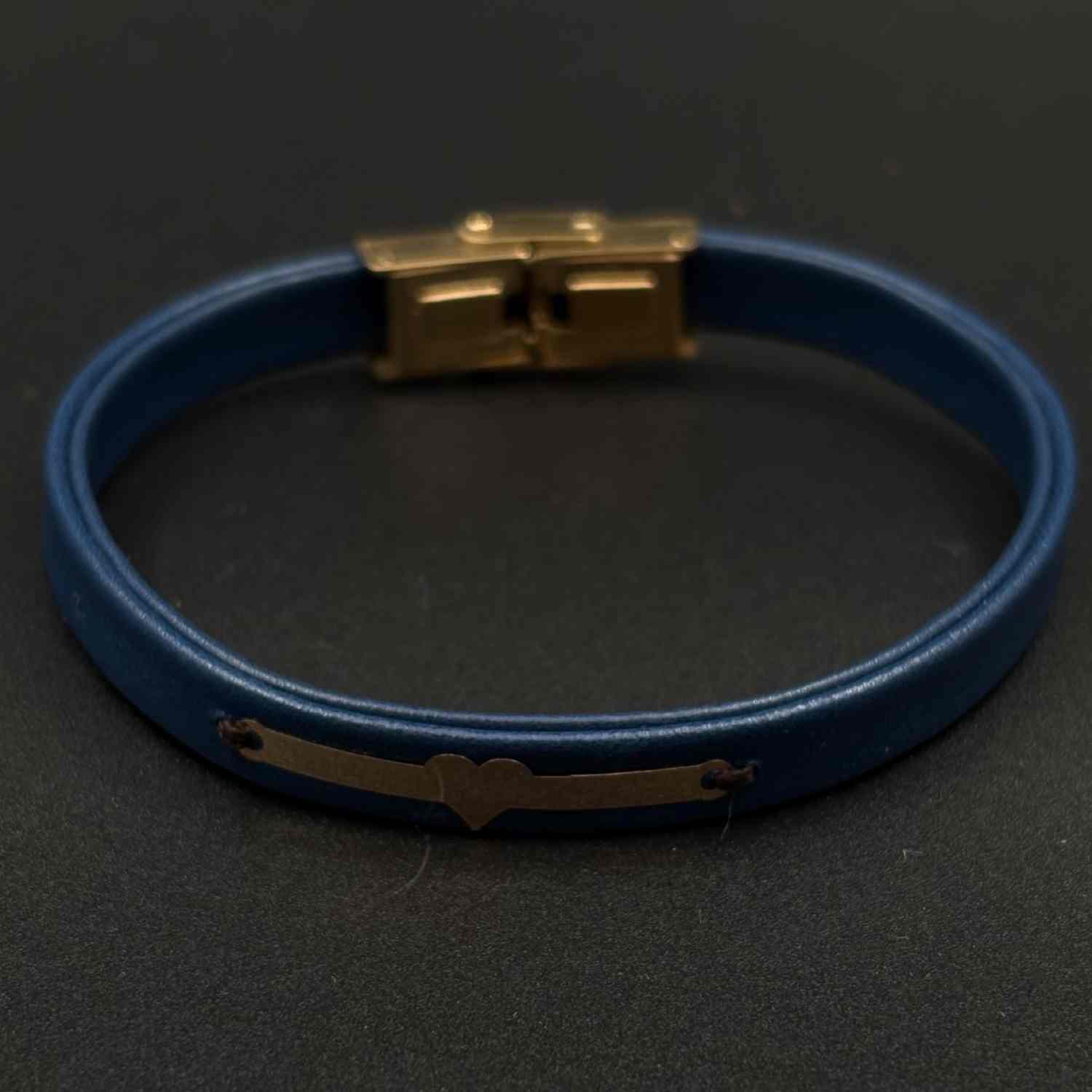 IMG_6280 دستبند چرم قلب