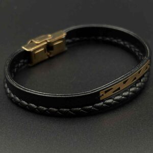 دستبند چرم شش کوه