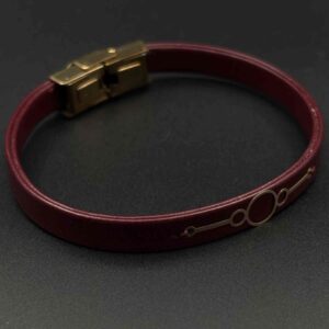 دستبند چرم سه دایره