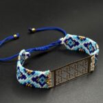 دستبند میوکی گل چهارپر اسلیمی