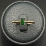 انگشتر نگین باگت ریز