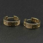گوشواره کارتیه لاو فول نگین