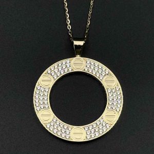 گردنبند کارتیه لاو فول نگین
